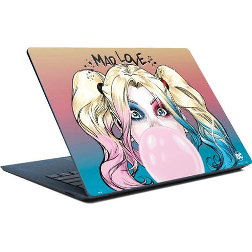 DC Comics Harley Quinn Mad Love Surface Laptop Skin